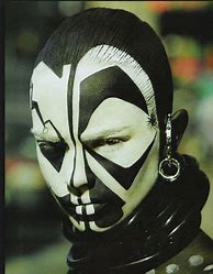 Image result for Black and White Face Paint Wallpaper