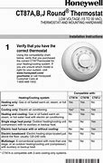 Image result for Honeywell Round Thermostat Manual
