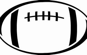 Image result for Football Clip Art Blak and White
