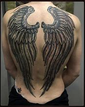 Image result for Angel Wings Abstract Tattoo