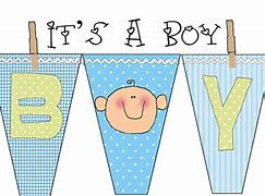 Image result for Baby Boy Banner Clip Art
