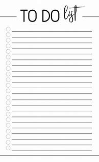 Image result for Blank Checklist Printable PDF