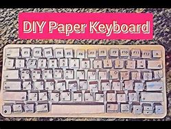 Image result for How to Make a Paper Keyboard