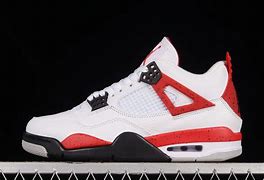 Image result for Air Jordan 4 Red and White