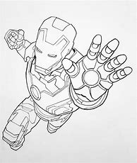 Image result for Iron Man Line Art