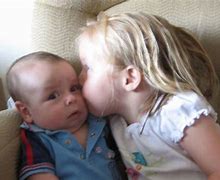 Image result for Funny Baby Kiss