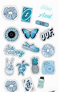 Image result for Stickers Azules Aesthetic