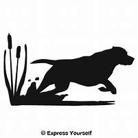 Image result for Hunting Dog Running Silhouette