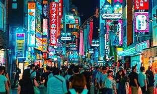 Image result for Japan City Streets Night