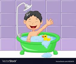 Image result for Bath Time Cartoon Image