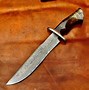 Image result for Custom Made Bowie Knife