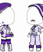 Image result for Gacha Purple Clothes