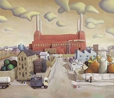 Image result for Battersea Power Station Painting