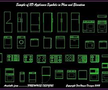 Image result for AutoCAD Kitchen with Island Blocks