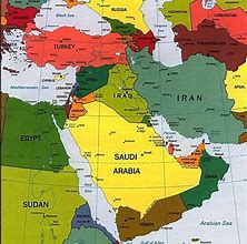 Image result for SouthWest Asia Middle East Map