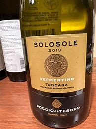 Image result for Poggio al Tesoro Vermentino Solosole Toscana