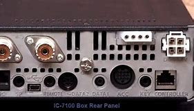 Image result for Icom ICR 7100 Back Panel