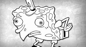 Image result for Spongebob Meme Drawing