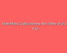 Image result for Cubic Inch