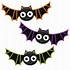 Image result for Holloween Bat Round