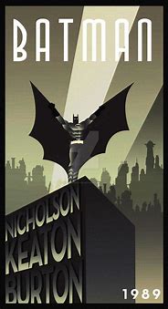 Image result for Batman Art Deco Poster