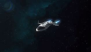 Image result for Ship Flying through Space