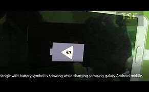 Image result for Battery with Triangle Symbol Android