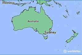 Image result for Sydney Australia World Map