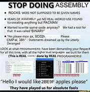 Image result for X64asm Meme