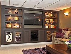 Image result for Great Room Built in with TV