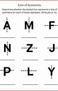 Image result for Letters with Line Symmetry