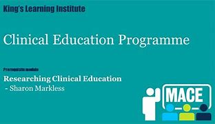 Image result for Clinical Education
