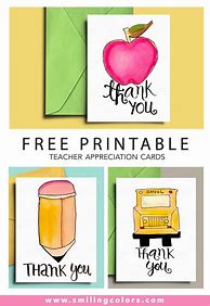 Image result for Free Printable Teacher Appreciation Card