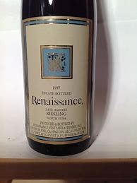 Image result for Renaissance Riesling Late Harvest Da Vinci