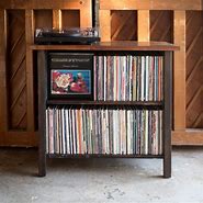 Image result for Turntable Stand with Storage