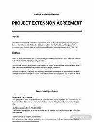 Image result for Choronology Paper Extension of Contract