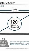 Image result for Largest Projector Screen Size