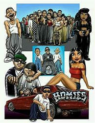 Image result for Chicano Homies Cartoon