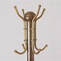 Image result for Vertical Style Brass Coat Rack