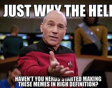 Image result for Captain Shaw Picard Meme