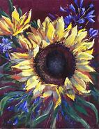 Image result for Sunflowers Pastel Painting