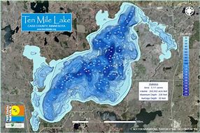 Image result for Depth Map of Cold Lake