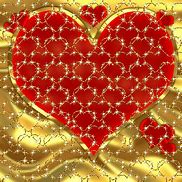 Image result for Pink and Gold Hearts