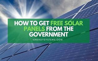 Image result for Free Solar Panels