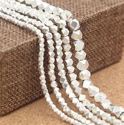 Image result for Small Silver Beads