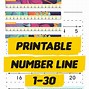 Image result for Number Line to 30