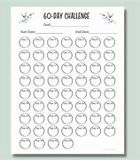 Image result for 66 Day Challenge Sheet