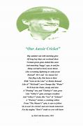 Image result for Poem About Cricket for Kids