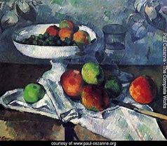 Image result for Fruit Bowl Glass and Apple's Paul Cezanne