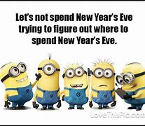 Image result for Minion Happy New Year's Eve